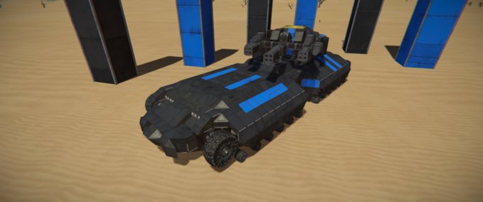Blueprint [WCO] Cyber Ghoul Tank Destroyer Space Engineers mod