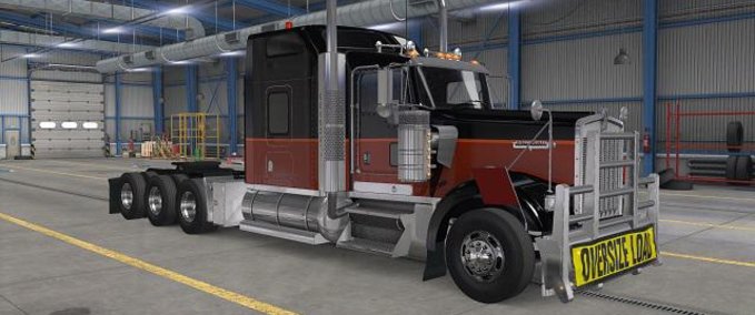 Trucks KENWORTH W900 TRI DRIVE [1.39] American Truck Simulator mod