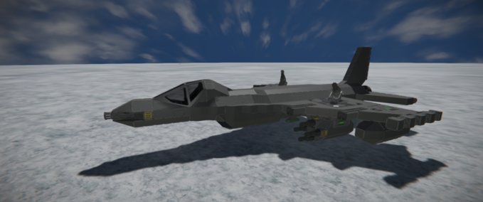 Blueprint F-16 Multi-Role Fighter Space Engineers mod