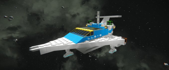 Blueprint LEGO Space Classic 918 Space Transport Space Engineers mod