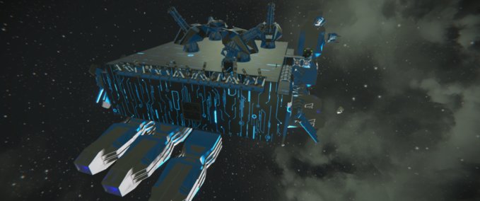 Blueprint Large Grid 9763 Space Engineers mod