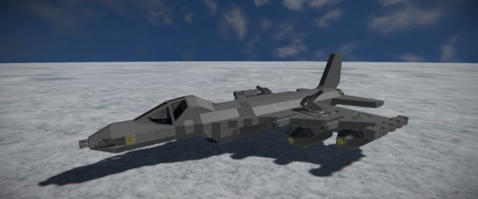 Blueprint F-16 Bomber Bombs Fixed Space Engineers mod