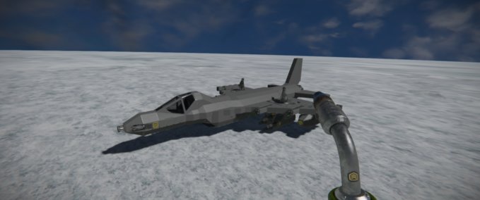 Blueprint F-16 Multi-Role Fighter Mk2 Space Engineers mod