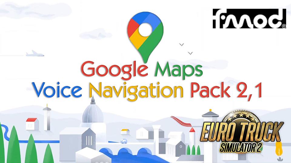 GOOGLE MAPS VOICE NAVIGATION PACK V2.1 [1.40]