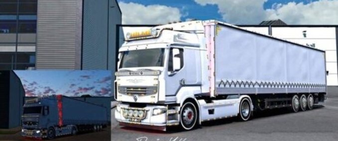 Trucks Renault Premium & Anhänger [1.39.x] Eurotruck Simulator mod