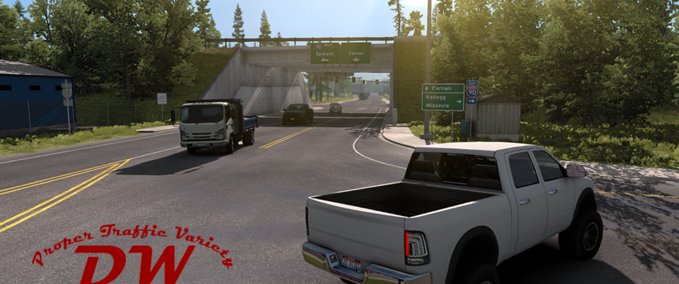 Mods Realistische Verkehrsvielfalt [1.39] American Truck Simulator mod