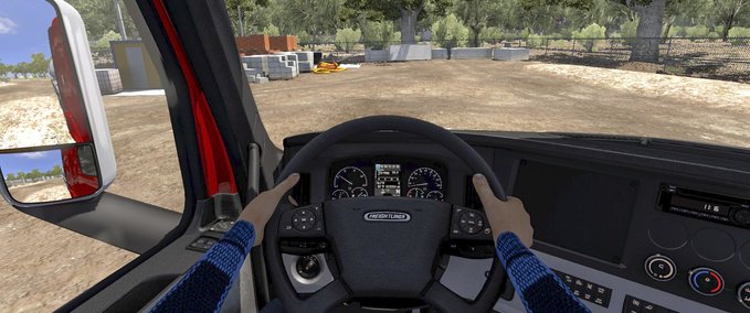 Mods [ATS] Animierte Hände auf dem Lenkrad (1.39 - 1.40) American Truck Simulator mod