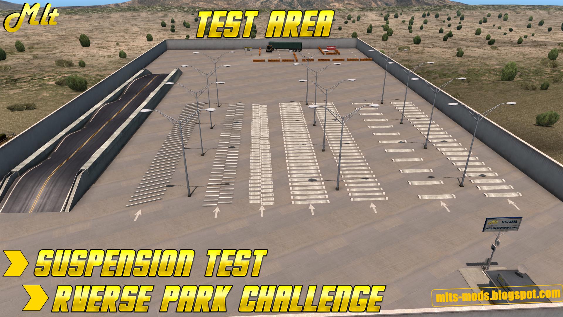 [ATS] TEST AREA & REVERSE PARK CHALLENGE AREA BY MLT V0.1 thumbnail 2