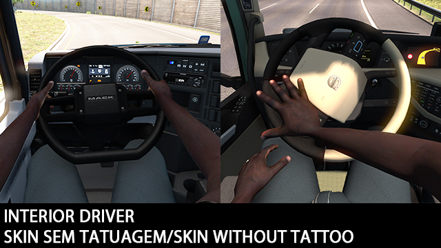 [ATS] SKINS DRIVER HANDS WITHOUT TATTOO TWO OPTIONS V1.0 thumbnail 5