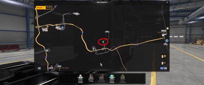 Maps [ATS] DENVER YARD [1.40] American Truck Simulator mod