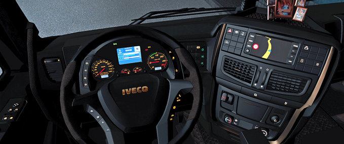 Interieurs Dark Interior Iveco Hi-Way Eurotruck Simulator mod