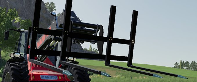 Sonstige Anbaugeräte Große 3 Punkt Palettengabel Landwirtschafts Simulator mod