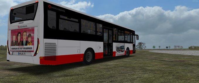 Bus Skins Iveco Crossway LE 2 "Hamburger Hochbahn" [fiktiv] OMSI 2 mod