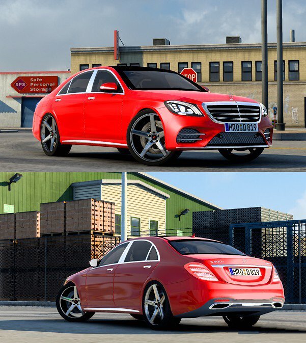 [ATS] Mercedes-Benz S400D v4.0 (1.40) thumbnail 9