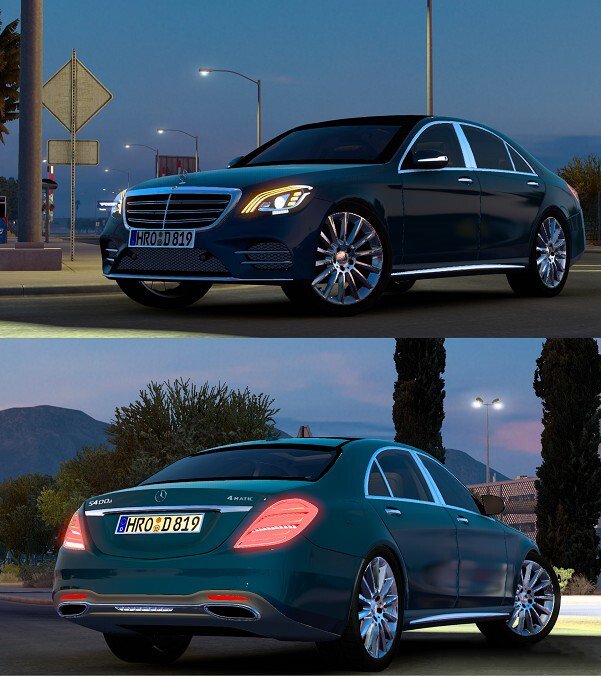 [ATS] Mercedes-Benz S400D v4.0 (1.40) thumbnail 8