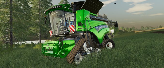 New Holland CR10.90 mit Schneidwerk für Zuckerrohr Landwirtschafts Simulator mod