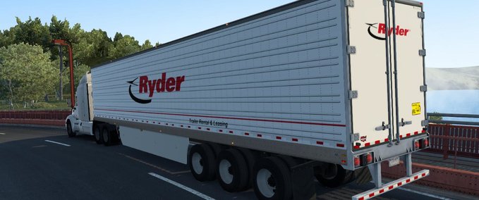 Trailer [ATS] KI ANHÄNGERPAKET VON NISSANTRUCK (1.40) American Truck Simulator mod