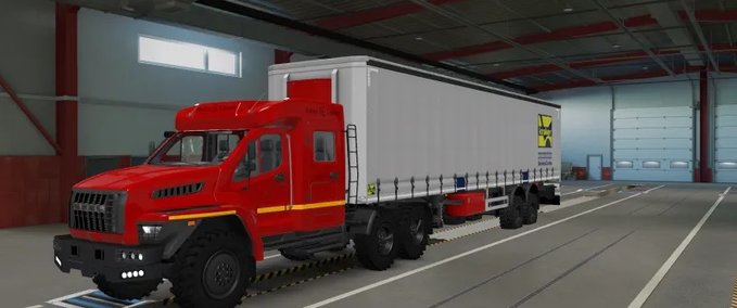 Trailer OFF-ROAD CHASSIS FÜR STANDARD ANHÄNGER [1.40] Eurotruck Simulator mod