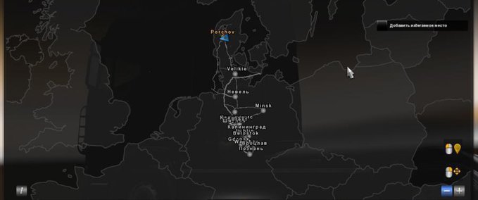Maps KARTE BALTICA [1.40] Eurotruck Simulator mod