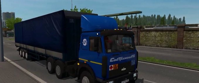 Trucks MAZ 5432-6422 [1.39] Eurotruck Simulator mod