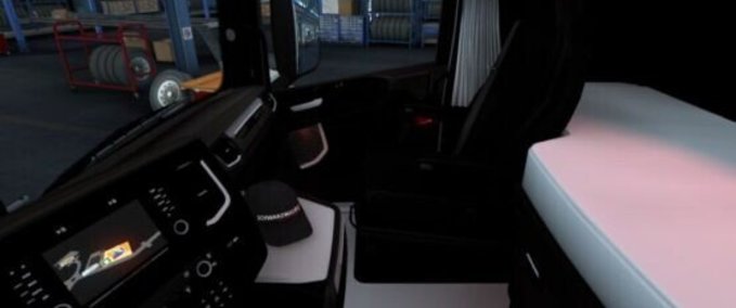 Trucks Scania S Schwarz - Weißes Interieur [1.39 - 1.40] Eurotruck Simulator mod