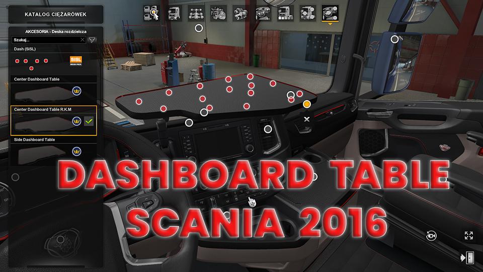 Scania 2016 Dashboard Table v1.0 thumbnail 2