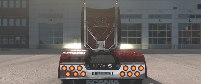Trucks SCANIA ILLEGAL S VON CARLS1309 1.39.X Eurotruck Simulator mod