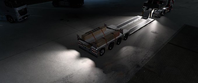 Trailer ADDON FOR THE TRAWL  Eurotruck Simulator mod