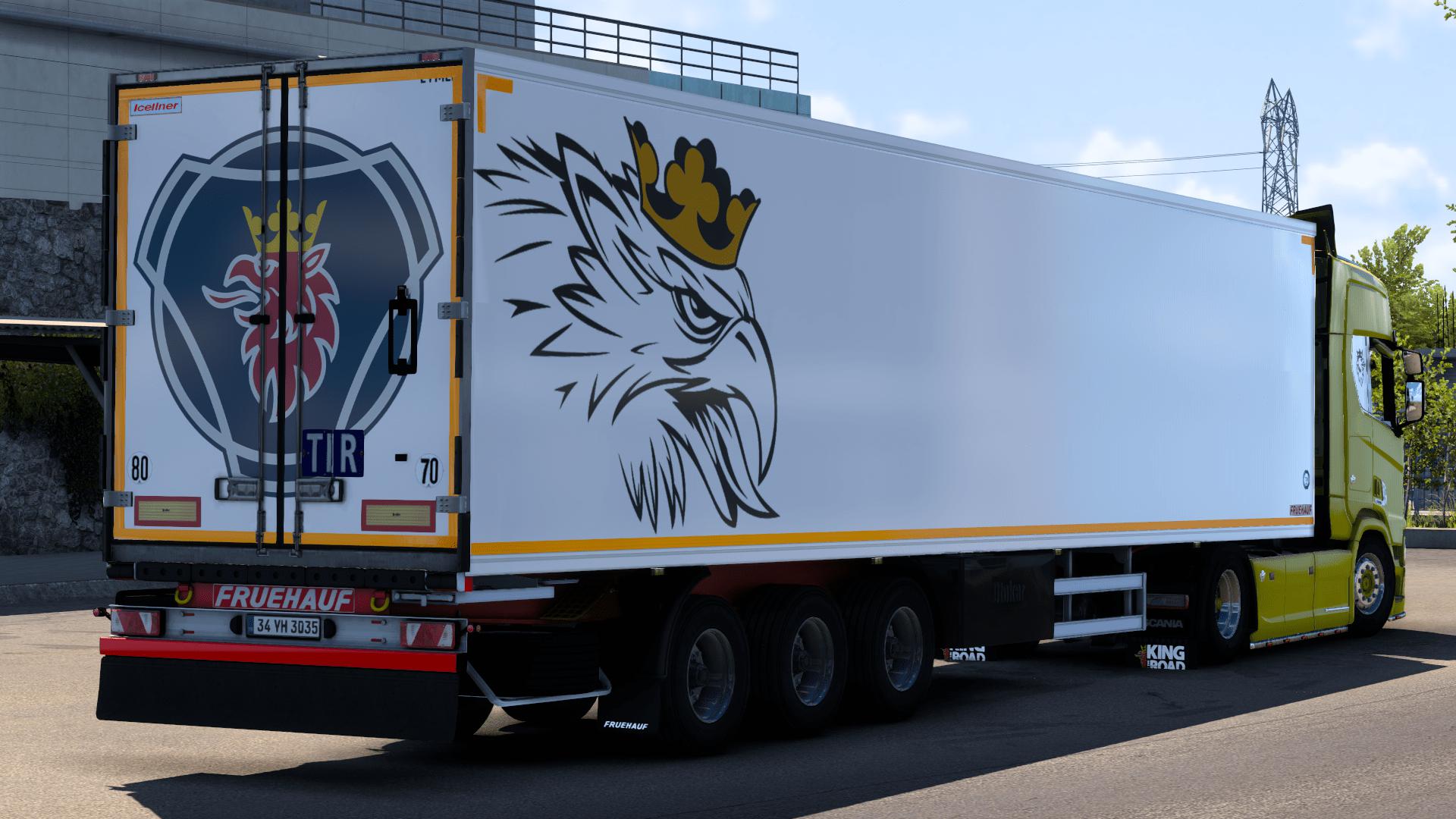 Fruehauf Iceliner Trailer with Scania Skin 1.40 - Thumbnail 1