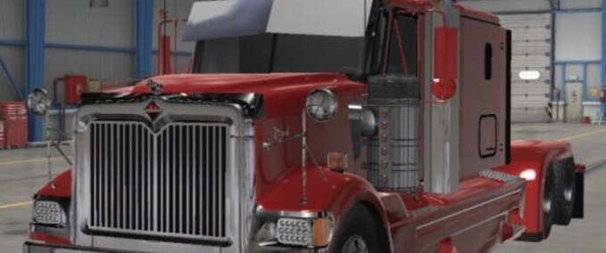 Trucks [ATS] International 9900i 1.39 American Truck Simulator mod