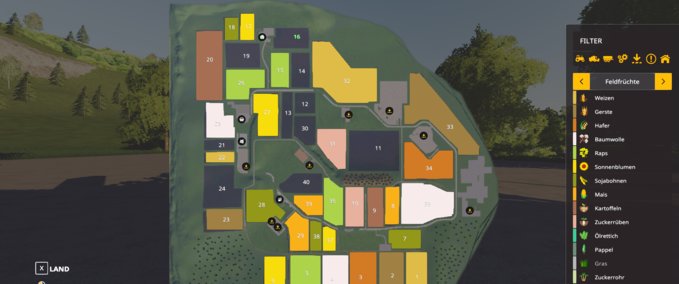 Courseplay Kurse AutoDrive-Kurse für Hirschfelden Landwirtschafts Simulator mod