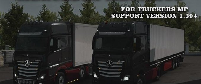 Trucks MERCEDES MEGAMOD [MP] 1.39 Eurotruck Simulator mod