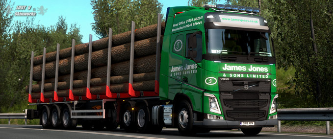 Trucks UK TIMBER HAULER PACK  Eurotruck Simulator mod
