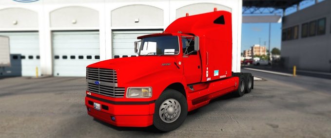 Trucks Ford LTL 9000 Aeromax + Interior (1.40.x) American Truck Simulator mod