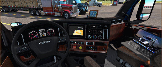Interieurs Interior for Freightliner Cascadia 2019 (ATS) American Truck Simulator mod