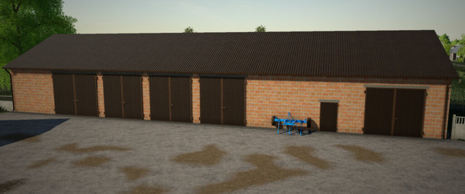 Objekte Garage 37 X 12 Meter Landwirtschafts Simulator mod