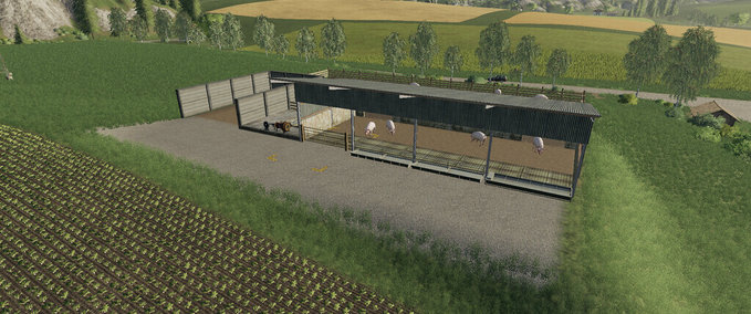 Gebäude Britische Tierhaltung Placeables Landwirtschafts Simulator mod