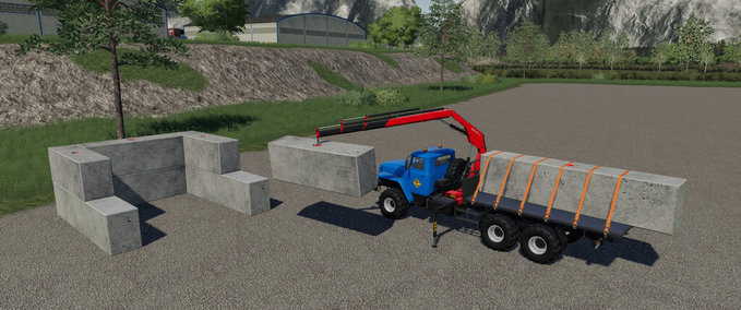Objekte Betonblockpackung Landwirtschafts Simulator mod