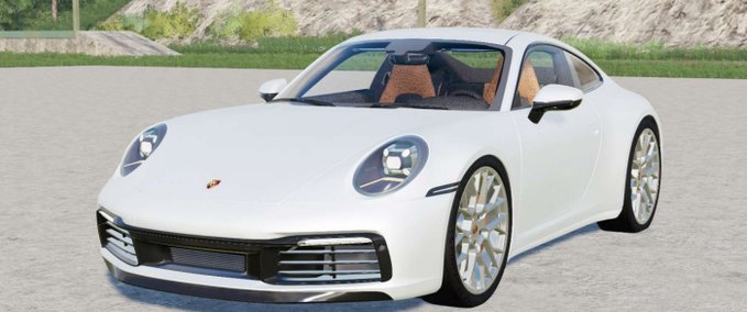 Cars Porsche 911 Carrera 4S (992) 2019 Farming Simulator mod