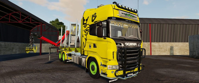 Scania R730 Timber Truck Mod Image