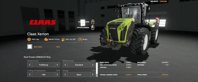 Claas Xerion4000 Landwirtschafts Simulator mod
