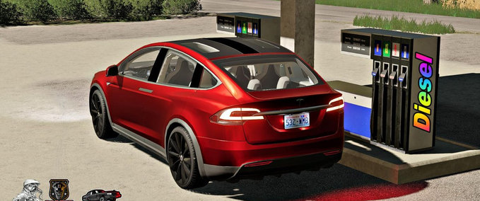 Tesla Model X Diesel Mod Image