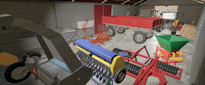 Objekte Kleine Garage Mit Unterstand Landwirtschafts Simulator mod