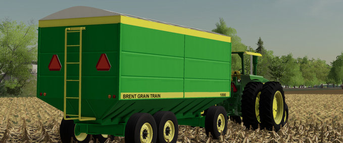Anhänger Brent Grain Train 1000 Landwirtschafts Simulator mod