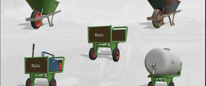 Anbaugeräte LSFM Farm Equipment Pack Landwirtschafts Simulator mod