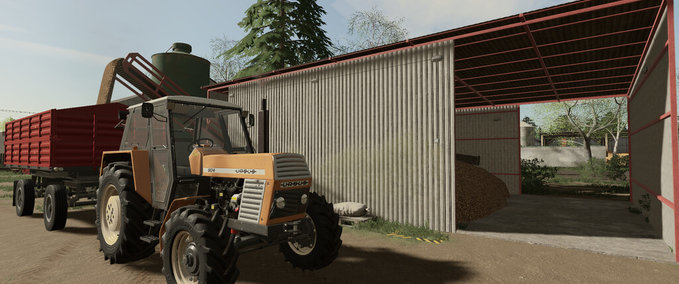 Objekte Lagerhalle Mit Förderband Landwirtschafts Simulator mod