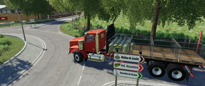 Anhänger AutoLoad IT-Runner Plattform Für Paletten Landwirtschafts Simulator mod