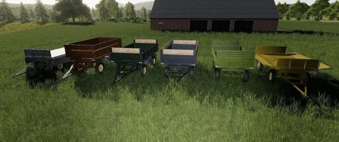 Anhänger AUTOSAN D-46 Landwirtschafts Simulator mod