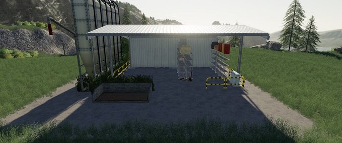 Gebäude Realistisches Saatgut Saatgutlager Landwirtschafts Simulator mod