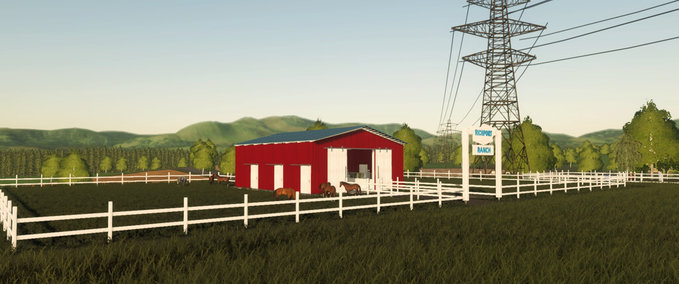 Objekte Amerikanische Pferderanch Landwirtschafts Simulator mod